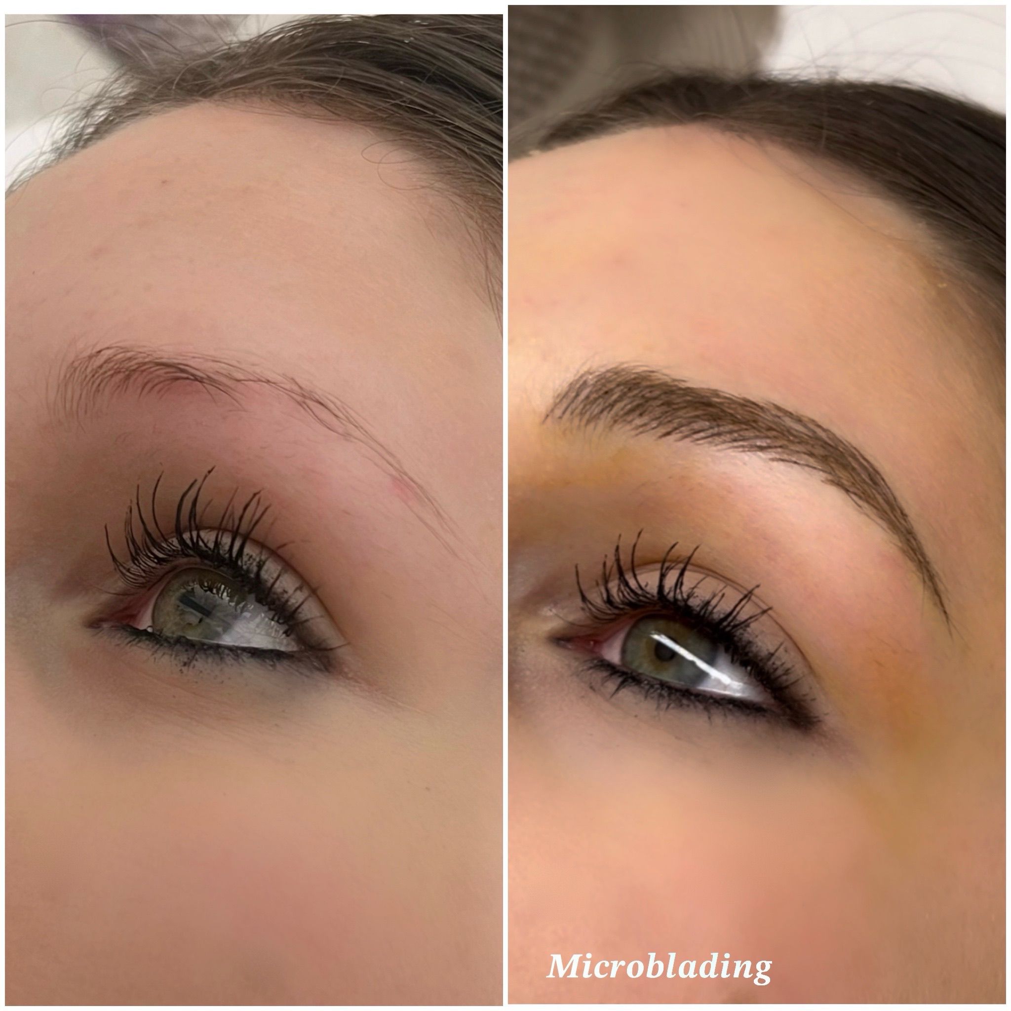 Trattamento microblading sopracciglia naturali